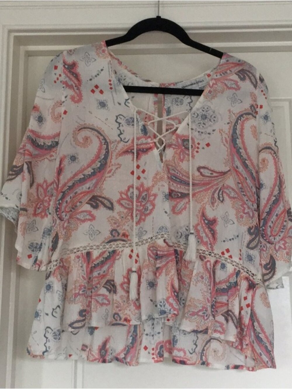 Paisley Print Top